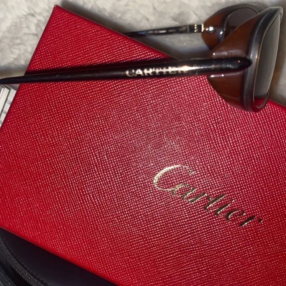 Cartier Havana Aspen Luxury Vintage Sunglasses!